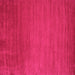 Square Machine Washable Abstract Pink Contemporary Rug, wshcon28pnk