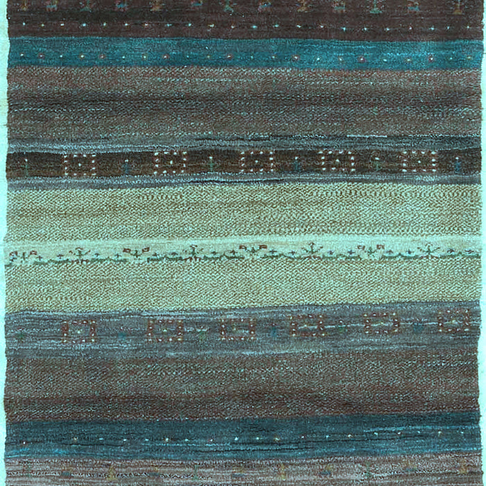 Abstract Light Blue Contemporary Rug, con2900lblu