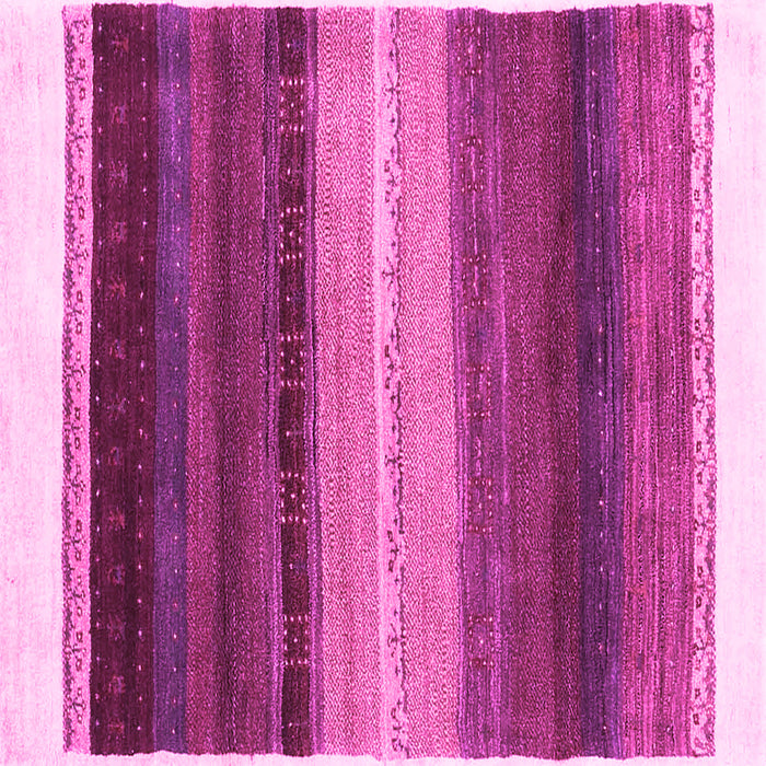 Square Abstract Pink Contemporary Rug, con2900pnk