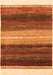 Abstract Orange Contemporary Rug, con2900org