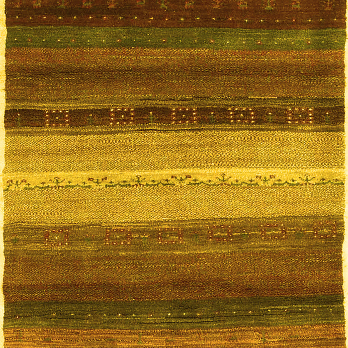 Abstract Yellow Contemporary Rug, con2900yw