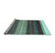 Sideview of Machine Washable Abstract Light Blue Contemporary Rug, wshcon2900lblu