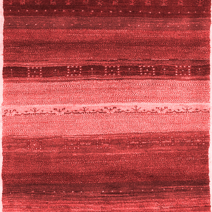 Machine Washable Abstract Red Contemporary Rug, wshcon2900red