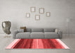 Contemporary Red Washable Rugs