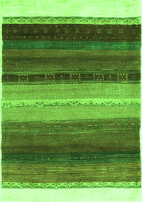 Abstract Green Contemporary Rug, con2900grn