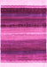 Machine Washable Abstract Pink Contemporary Rug, wshcon2900pnk