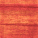 Serging Thickness of Abstract Orange Contemporary Rug, con2901org