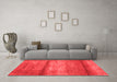 Contemporary Red Washable Rugs