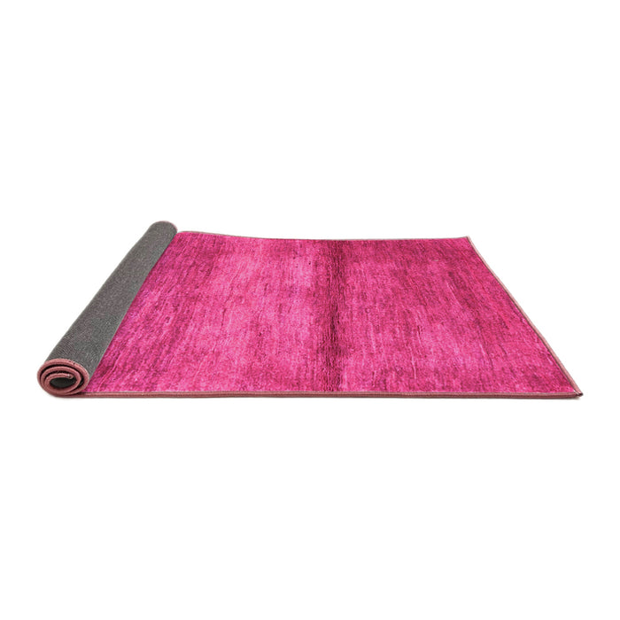 Sideview of Abstract Pink Contemporary Rug, con2901pnk