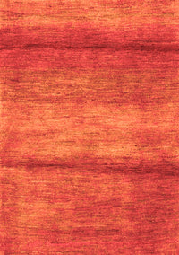 Abstract Orange Contemporary Rug, con2901org