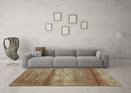 Machine Washable Abstract Light Blue Contemporary Rug in a Living Room, wshcon2901lblu