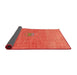 Thickness of Contemporary Neon Red Modern Rug, con2903