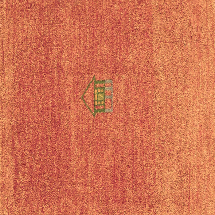 Square Abstract Brown Contemporary Rug, con2903brn