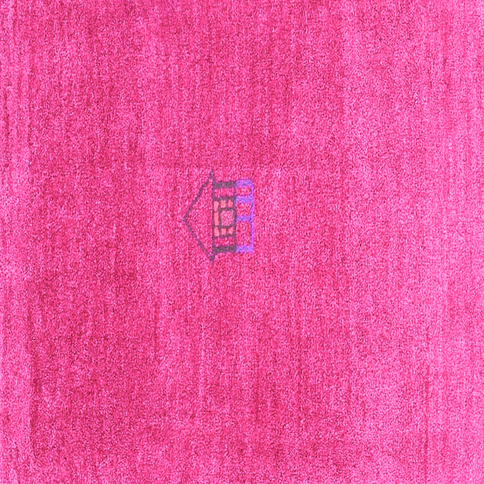 Square Machine Washable Abstract Pink Contemporary Rug, wshcon2903pnk