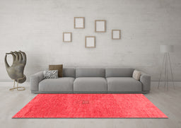 Contemporary Red Washable Rugs