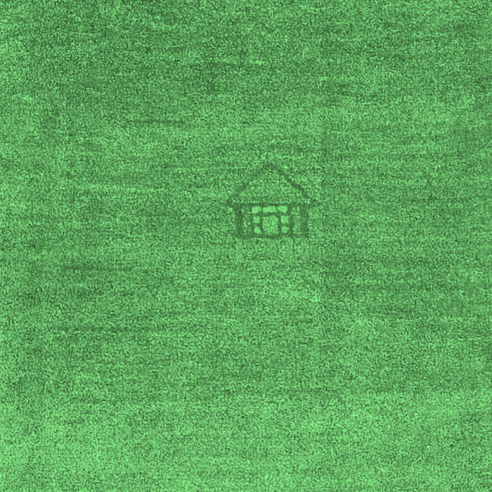 Abstract Emerald Green Contemporary Rug, con2903emgrn