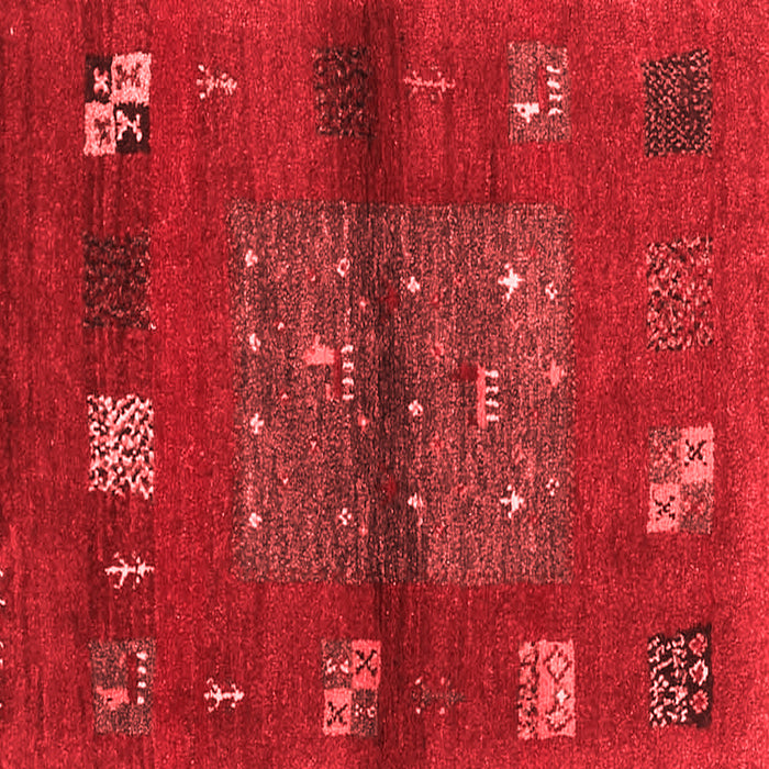 Abstract Red Contemporary Rug, con2904red