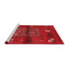 Contemporary Red Washable Rugs