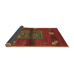 Sideview of Abstract Brown Contemporary Rug, con2904brn
