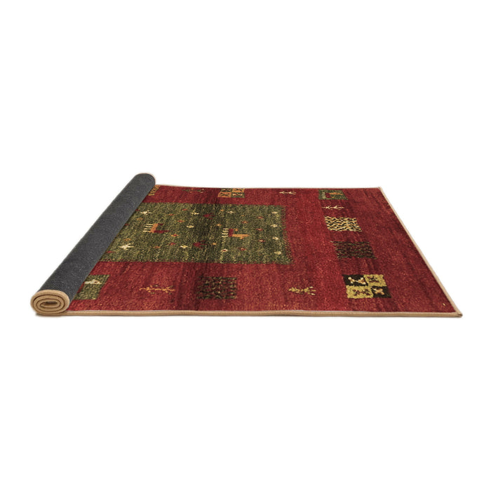 Sideview of Abstract Brown Contemporary Rug, con2904brn