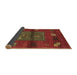 Sideview of Abstract Brown Contemporary Rug, con2904brn