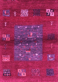 Abstract Pink Contemporary Rug, con2904pnk