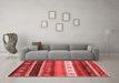 Contemporary Red Washable Rugs