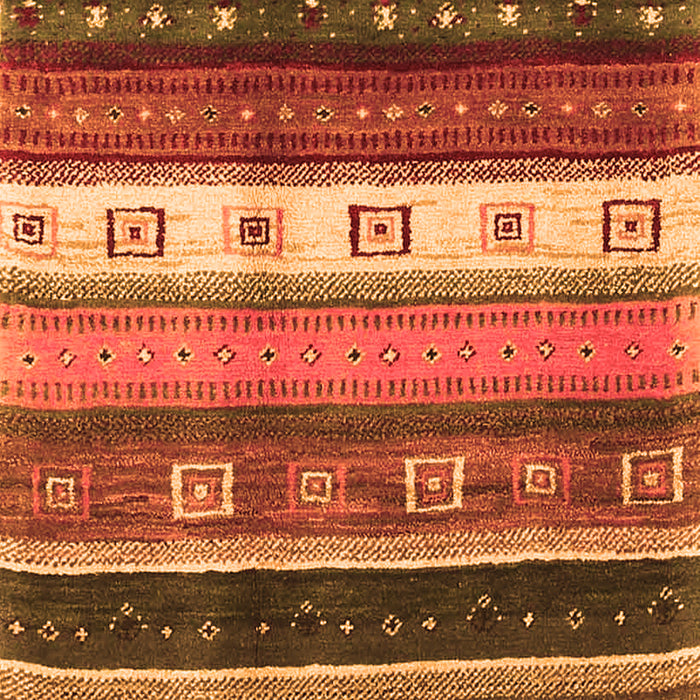 Serging Thickness of Machine Washable Abstract Orange Contemporary Area Rugs, wshcon2905org