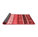 Abstract Red Contemporary Area Rugs