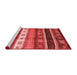 Contemporary Red Washable Rugs