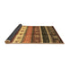 Sideview of Abstract Brown Contemporary Rug, con2905brn