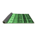 Sideview of Abstract Emerald Green Contemporary Rug, con2905emgrn