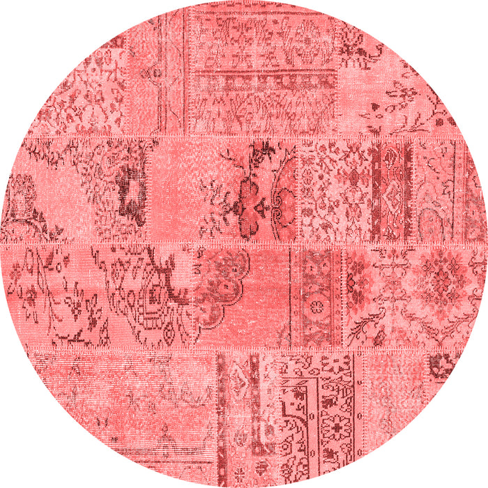 Patchwork Red Transitional Rug, con2906red
