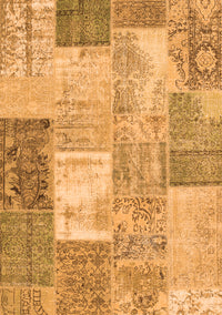 Patchwork Orange Transitional Rug, con2907org