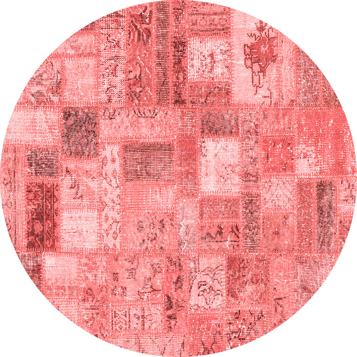 Patchwork Red Transitional Rug, con2908red