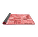 Patchwork Red Transitional Area Rugs