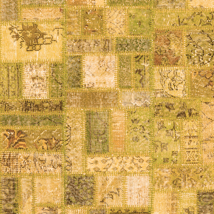 Patchwork Orange Transitional Rug, con2908org