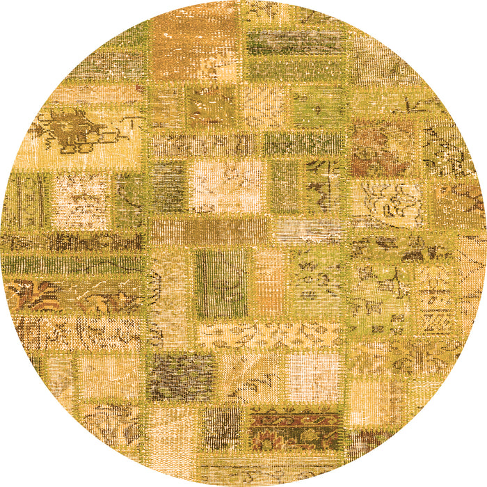 Machine Washable Patchwork Orange Transitional Area Rugs, wshcon2908org