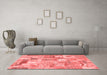 Transitional Red Washable Rugs