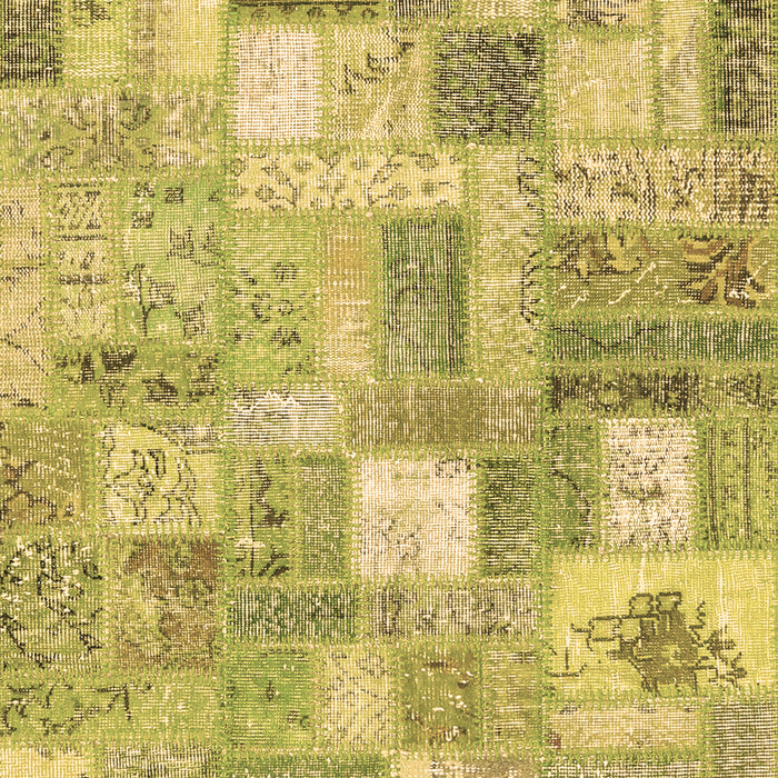 Patchwork Brown Transitional Rug, con2908brn