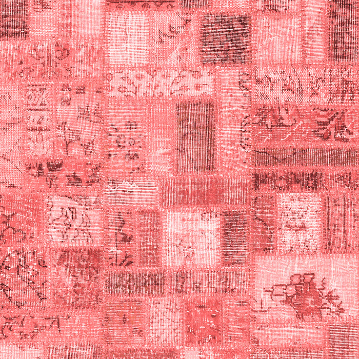 Patchwork Red Transitional Area Rugs