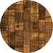 Square Patchwork Orange Transitional Rug, con2909org