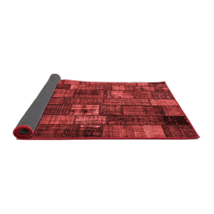 Patchwork Red Transitional Area Rugs