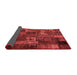 Patchwork Red Transitional Area Rugs