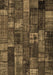 Patchwork Brown Transitional Rug, con2909brn