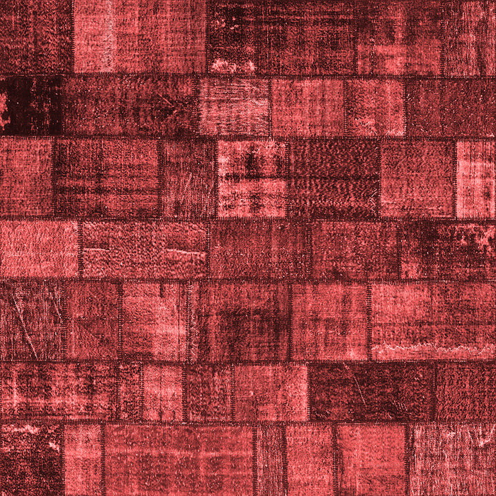 Patchwork Red Transitional Rug, con2909red
