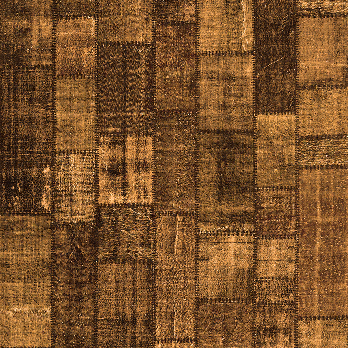 Patchwork Orange Transitional Rug, con2909org