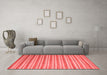 Contemporary Red Washable Rugs