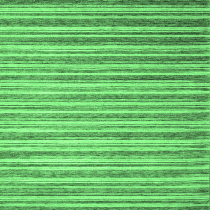 Square Abstract Emerald Green Contemporary Rug, con290emgrn