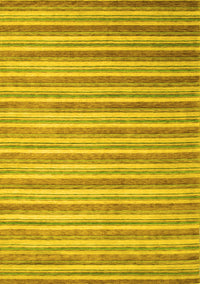 Abstract Yellow Contemporary Rug, con290yw